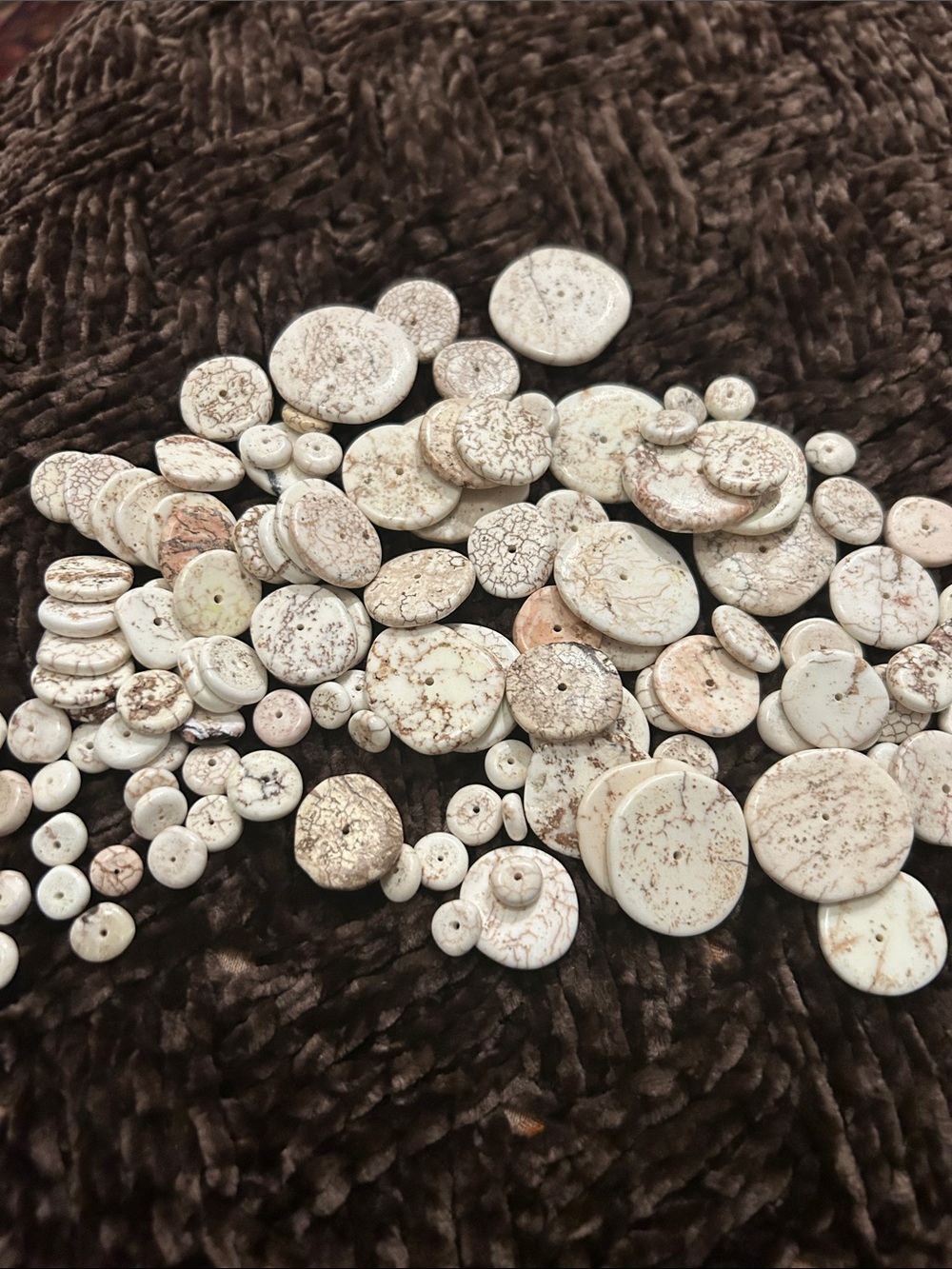 Jasper Graduated Disc Beads
